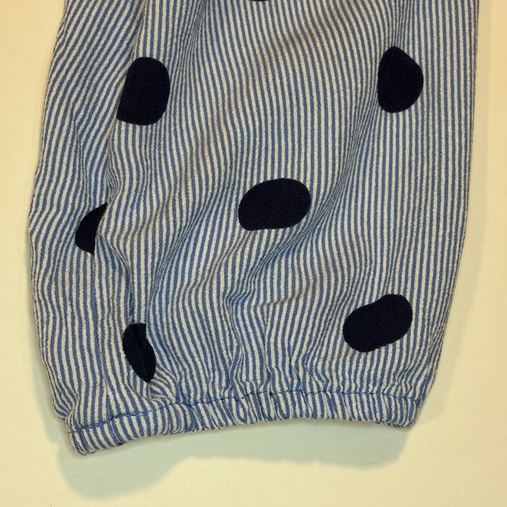 St. John's Bay Blue, White, and Navy Patterned Blouse - Picture 5 of 5